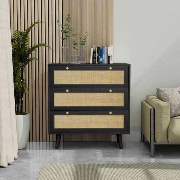 black rattan dresser Aupodin 3-Drawer Chest of Drawers with Pine Wood Legs Farmhouse (31.5 in. W x 36 in. H x 15.7 in. D) H0075 SKI high neck backless mini Size:0-1 Year (80cm) Nathan James is the