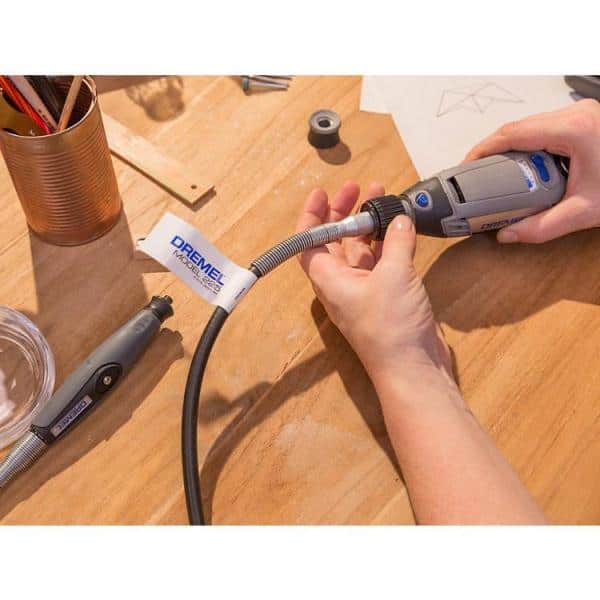  Dremel 225-02 Flex Shaft Rotary Tool Attachment with Comfort  Grip and 4486 Keyless Chuck - Ideal for Detail Metal Engraving, Wood  Carving, and Jewelry Polishing : Arts, Crafts & Sewing
