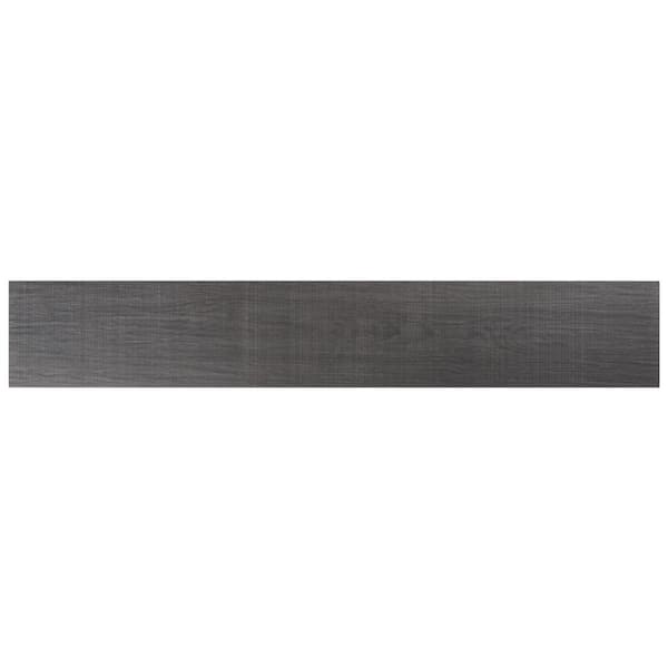 Ivy Hill Tile Montgomery Black 8 in. x 48 in. Matte Porcelain Floor and Wall Tile (12.91 Sq. ft./Case)