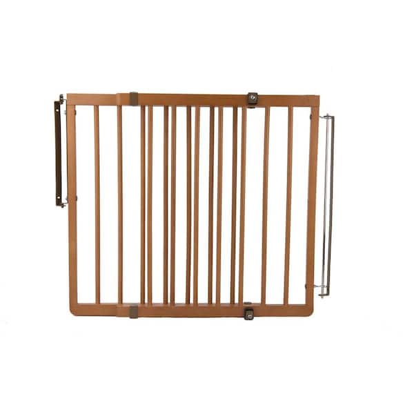 Cardinal Gates 30.5 in. H x 29.5 in. to 49.5 in. W x 2 in. D Wood Gate for Pets