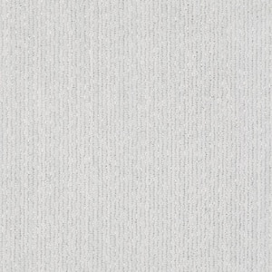 Naples - Silver Strand - Gray 37.4 oz. Nylon Loop Installed Carpet
