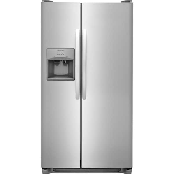 Frigidaire 25.5 cu. ft. Side by Side Refrigerator in Stainless Steel