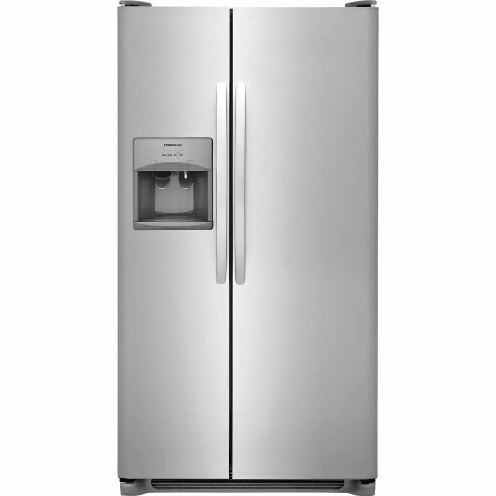 Reviews For Frigidaire 25 5 Cu Ft Side By Side Refrigerator In Stainless Steel Ffss2615ts The Home Depot
