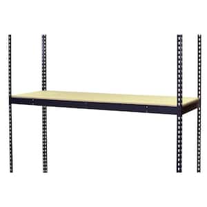 3-1/4 in. H x 72 in. W x 24 in. D Extra Shelf for Bulk Storage Boltless Shelving with Double Rivet and Particle Board