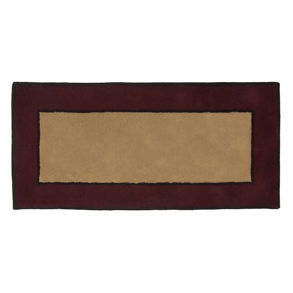 2 ft. x 5 ft. Contemporary II Rectangular Hearth Rug, Berry
