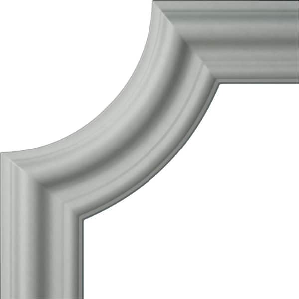6 in. x 3/4 in. x 6 in. Urethane Seville Panel Moulding Corner (matches moulding PML01X00SE)