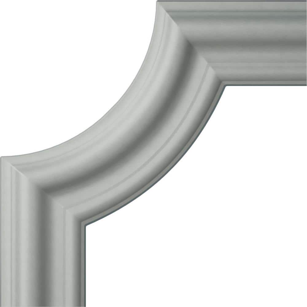 6" White Polyurethane Seville Panel Moulding Corner