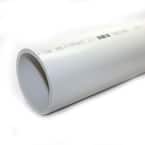 1-1/4 in. x 10 ft. White PVC Schedule 40 DWV Plain-End Pipe