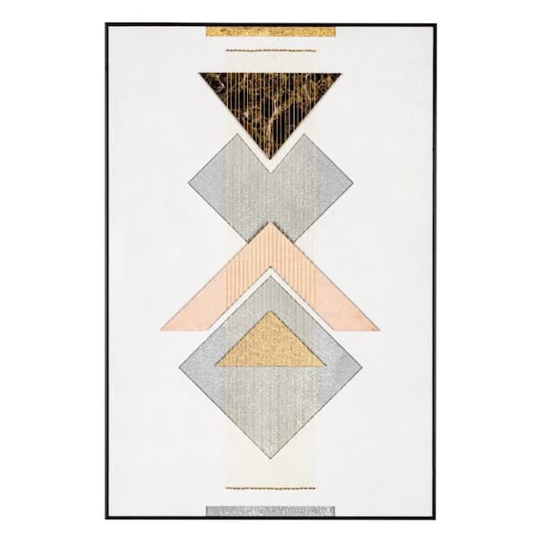 Ternion Modern Geometric in by Unknown 1-Piece Framed Graphic Print Abstract 41 in. x 29 in.