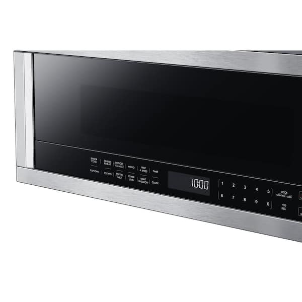 Vissani 1.2 cu. Ft. Low Profile Over the Range Microwave in Stainless Steel  with Sensor Cook VSOMJM12S2SW-10 - The Home Depot