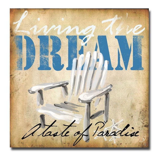 Trademark Fine Art 24 in. x 24 in. Living the Dream Canvas Art-DISCONTINUED