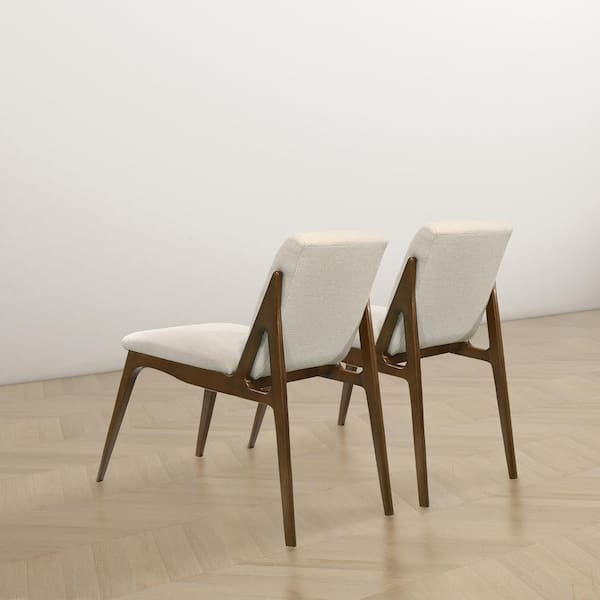 Ashcroft Furniture Co Tulsa Cream White Fabric Modern Dining