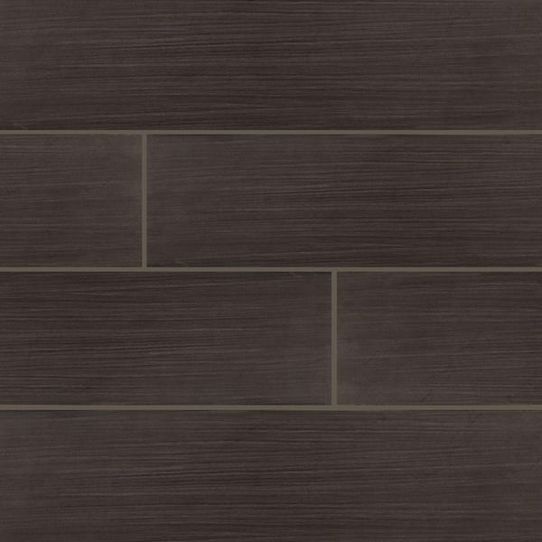 MSI Timber Ebony 6 in. x 24 in. Matte Ceramic Floor and Wall Tile (32 Cases/512 sq. ft./Pallet)