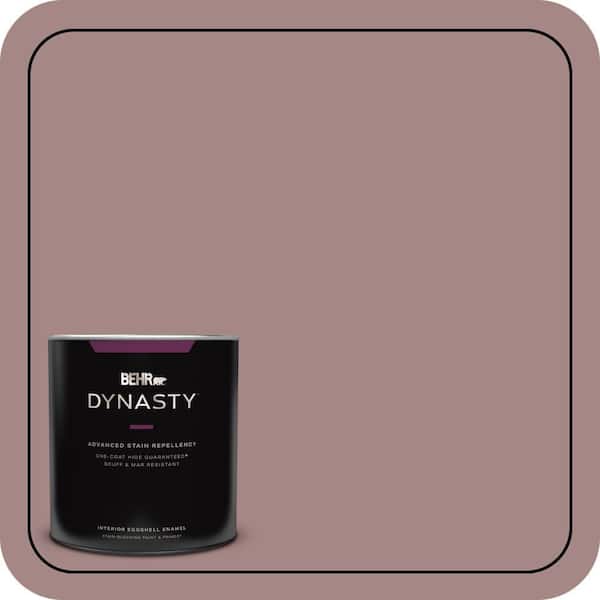 BEHR DYNASTY 1 qt. #120F-4 Blackberry Mocha Eggshell Enamel Interior Stain-Blocking Paint and Primer