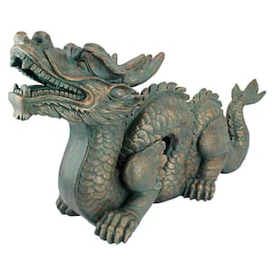 15 in. H Asian Dragon of the Great Large Wall Statue