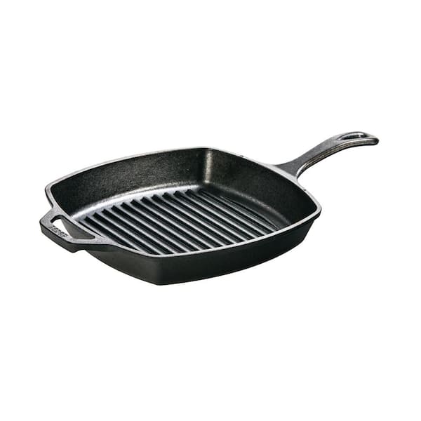 Lodge 10 5 In Cast Iron Grill Pan, Lodge Round Cast Iron Grill Press 7 5