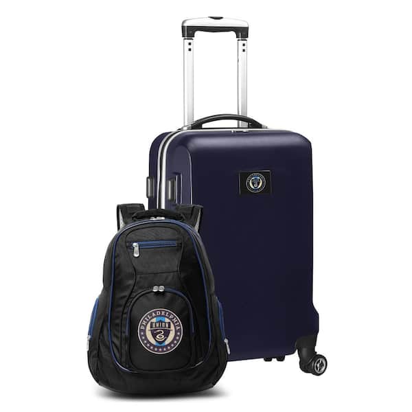 Mojo Philadelphia Union 21 in. Deluxe 2-Piece Backpack and Carry-on Set- Navy
