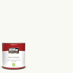 Glidden Essentials 1 gal. White Flat Interior Paint GLE-1000-01 - The Home  Depot