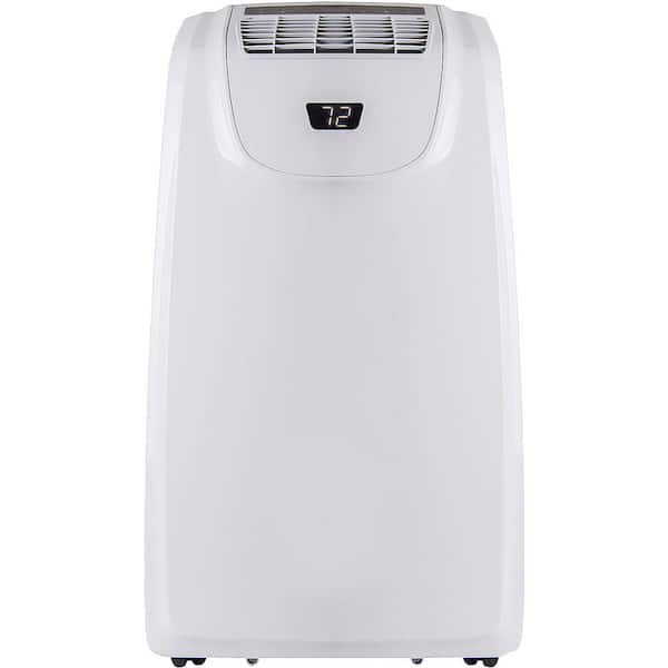 Barton 8,000 BTU Portable Air Conditioner Cools 500 Sq. Ft. with Dehumidifier, Fan and Remote in White