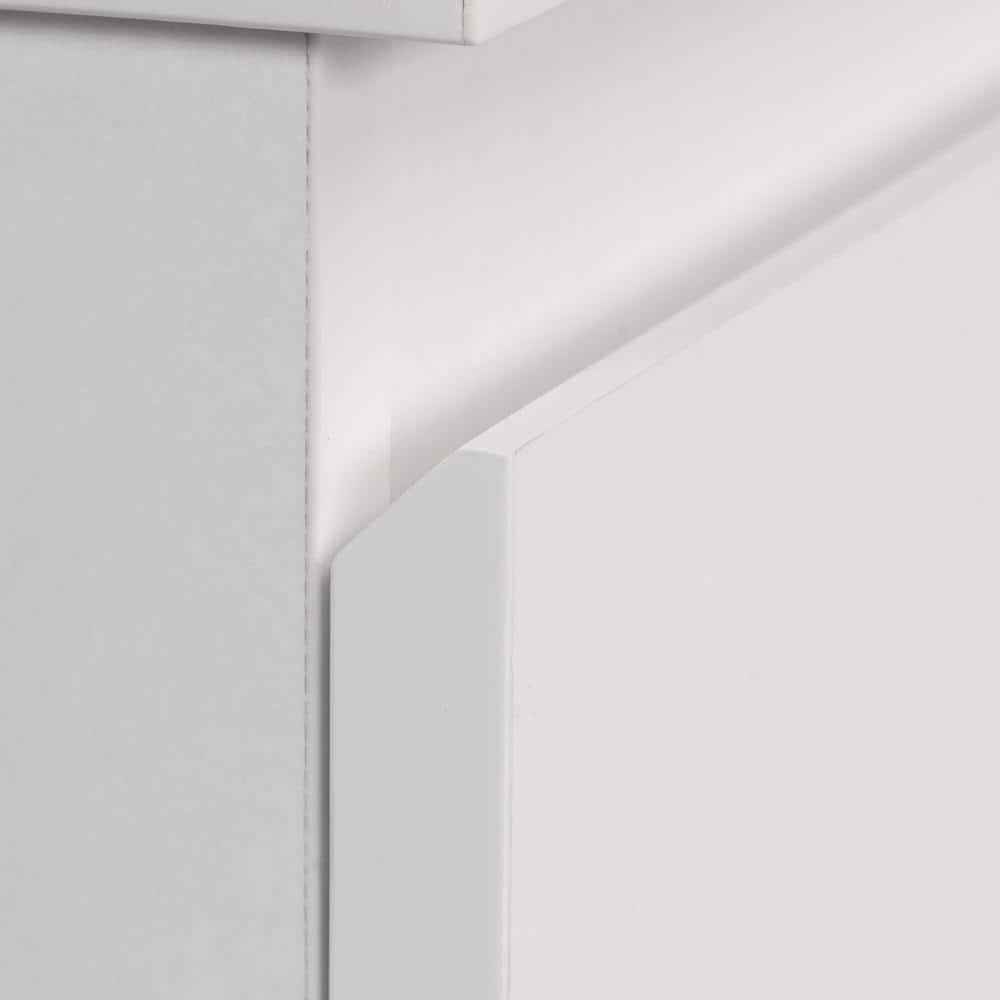 White 2-Drawer Legal Size Lateral File Cabinet