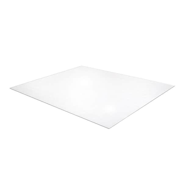 Advantagemat Clear Vinyl Rectangular Indoor Chair Mat for Hard Floor-48 in. x 79 in.