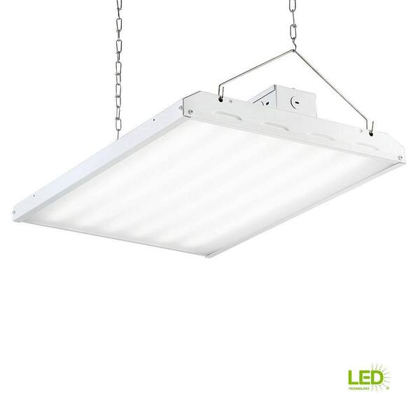 EnviroLite 160-Watt 2 ft. White Integrated LED Backlit High Bay Hanging Light with 19000 Lumen 5000K (24-Pack)