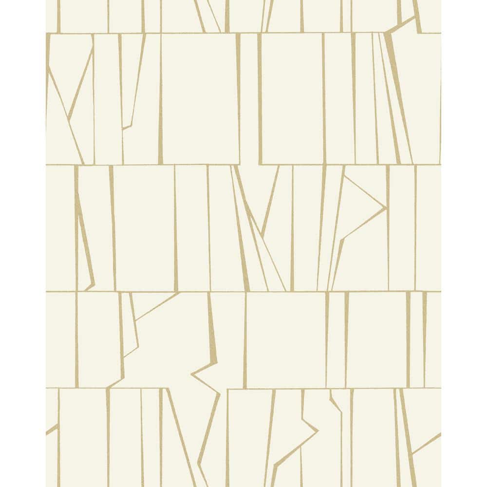 Huntington White Geometric Stripe Non-Pasted Wallpaper price history on PriceWatchPro