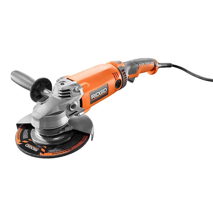 RIDGID 15 Amp Corded 7 in. Twist Handle Angle Grinder