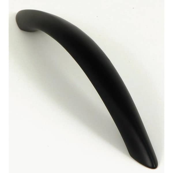 Stone Mill Hardware Odyssey 5 in. Center-to-Center Matte Black Arch Cabinet Pull