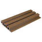 European Siding System 4.8 in. x 96 in. Composite Norwegian Board Siding in Peruvian Teak