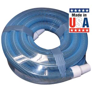 1-1/2 in. x 30 ft. Heavy Duty In-Ground Pool Vacuum Hose with Swivel Cuff