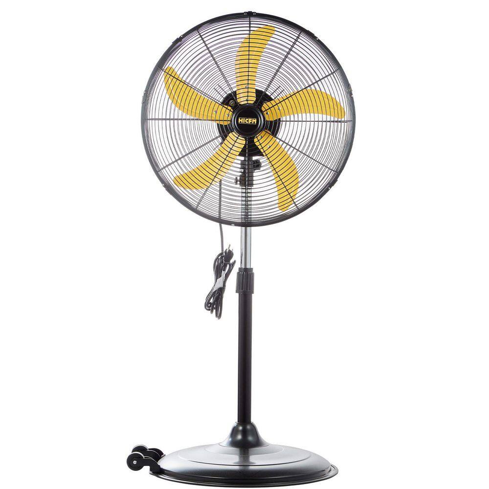 20 in. Heavy Duty High Velocity Pedestal Oscillating Fan with Powerful 1/5 Motor, Commercial or Industrial Fan price history on PriceWatchPro