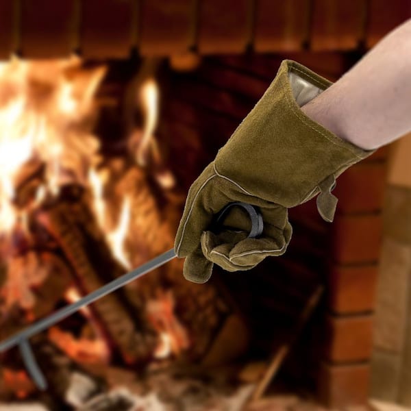 Pleasant Hearth Fireplace Gloves FA310G The Home Depot
