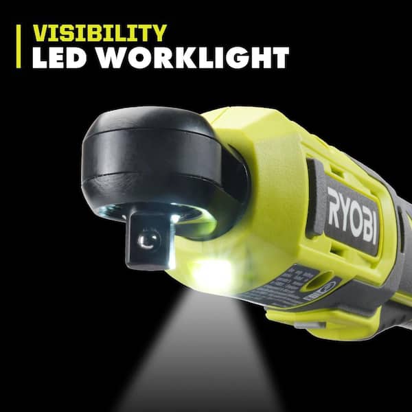 RYOBI USB Lithium 3/8 in. Ratchet Kit with 2.0 Ah Battery and USB
