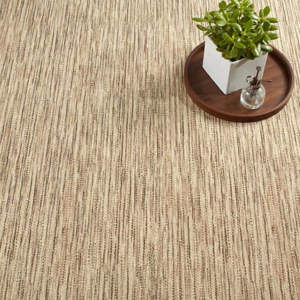 Clay Machine Washable Natural 4 ft. x 6 ft. Indoor Area Rug