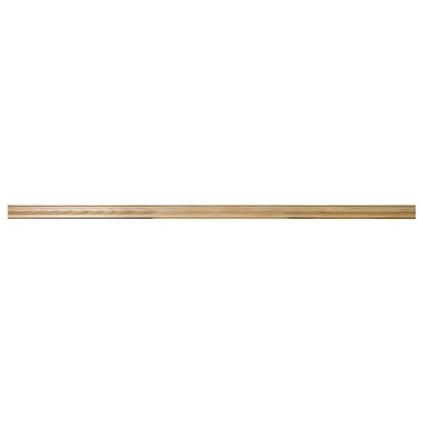 Hampton Bay 91.5 in. W x 2.75 in. H Traditional Crown Molding Cabinet Filler in Natural Hickory