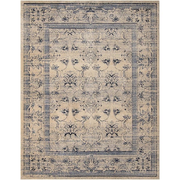 La Jolla Botanica Blue 10' 0 x 13' 0 Area Rug