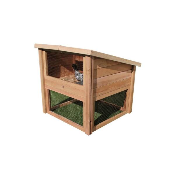 Gronomics 45 in. L x 45 in. W x 48 in. H Chicken Coop Pet Cottage