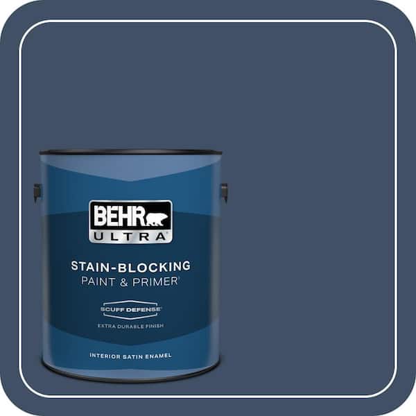 BEHR ULTRA 1 gal. #580F-7 December Eve Extra Durable Satin Enamel Interior Paint & Primer