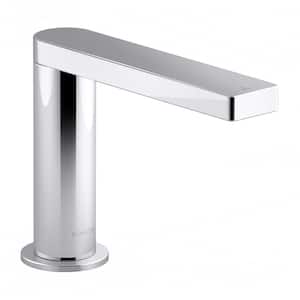 Composed DC Powered Touchless Single Hole Bathroom Faucet with Kinesis Sensor Technology in Polished Chrome