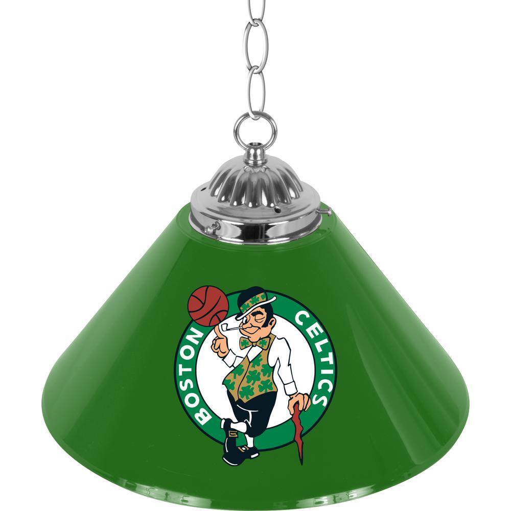 Boston Celtics Logo 1-Light Green Billiard Light