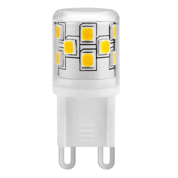 25-Watt Equivalent Warm White (3000K) Specialty LED T4 G9 Bi-Pin Base Dimmable Light Bulb (4-Pack)