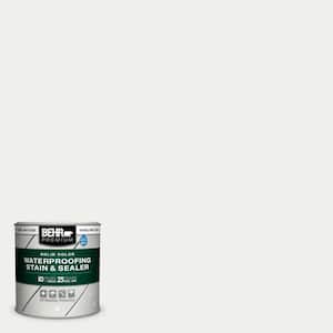 8 oz. #57 Frost Solid Color Waterproofing Exterior Wood Stain and Sealer Sample