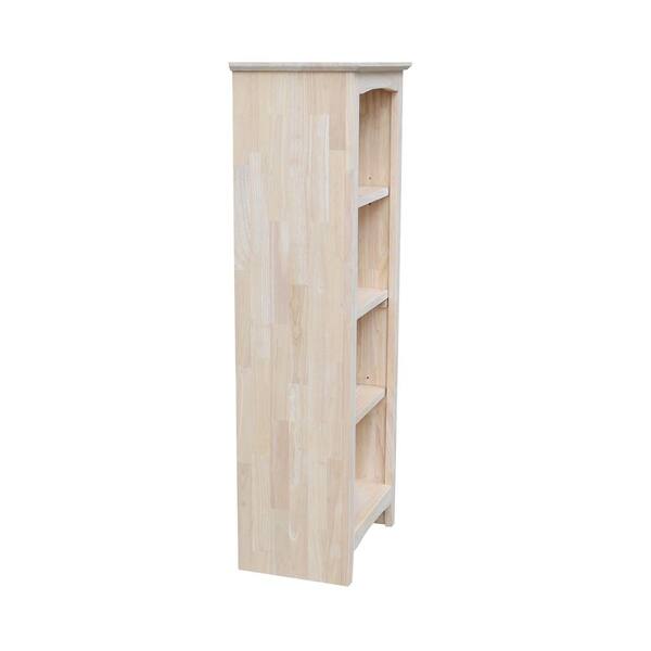 Shelf Standard Bookcase, Unfinished Wood Bookcase With Glass Doors Ikea