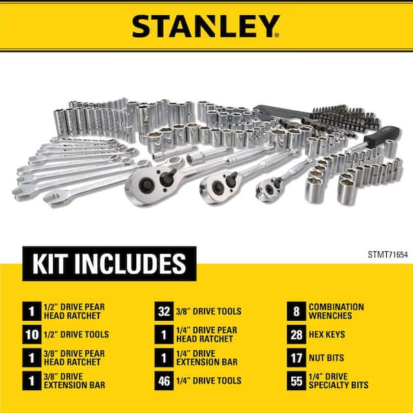 SAE & Metric Mechanics Tool Set (201-Piece)