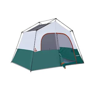 8-10-Person Camping Tent w/Removeable Weatherproof Rainfly, Double Layer  Backpacking Family Tent Lightweight, Grey