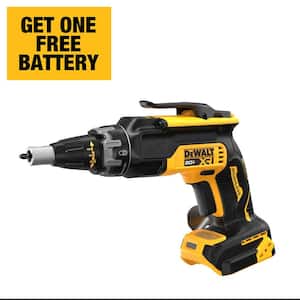 DEWALT 20V MAX XR Cordless Brushless Drywall Screw Gun with Versa-Clutch  Adjustable Torque (Tool Only) DCF622B - The Home Depot