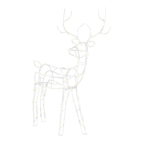 4 ft. LED Wire Reindeer Holiday Yard Decoration Y33