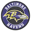 FANMATS NFL Baltimore Ravens Purple 2 ft. x 2 ft. Round Area Rug 17951 -  The Home Depot