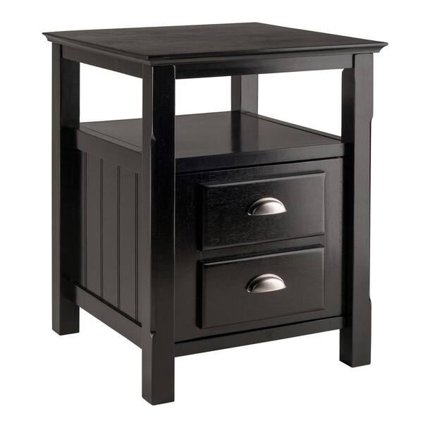 winsome timber nightstand